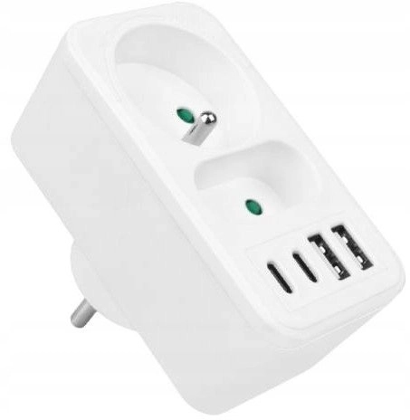 LTC Network splitter: 1 round socket