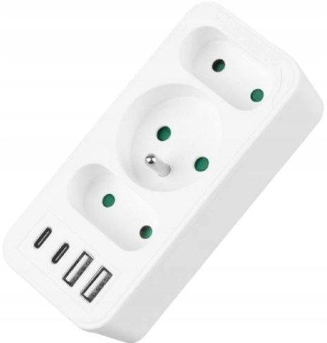 LTC Network splitter: 1 round socket