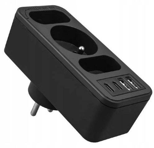 LTC Network splitter: 1 round socket