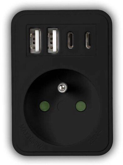 LTC Network splitter: 1 round socket