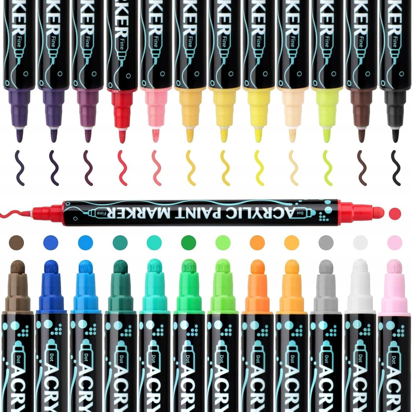 LTC Double-sided acrylic markers for painting
