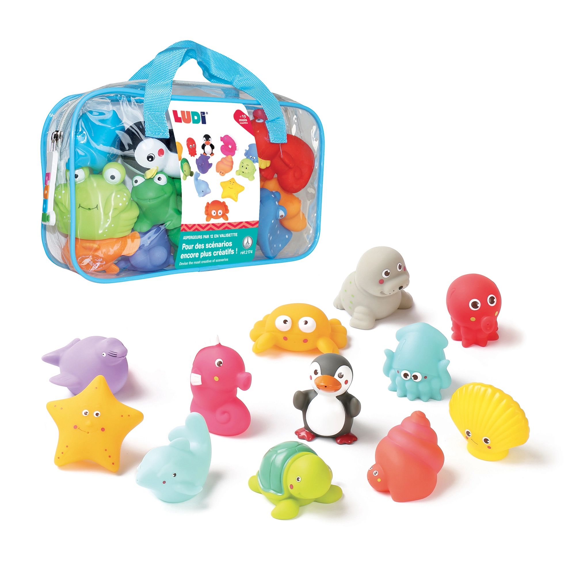 LUDI 2174 bath game/toy/sticker Multicolour 2174