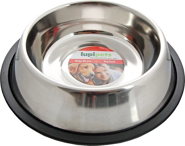 LUPI PETS MISKA METALOWA NA GUMIE