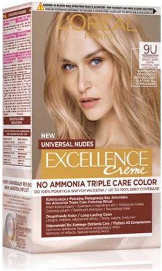 L````OREAL_Excellence Creme Very Light Blonde 9U