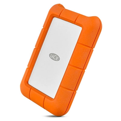 LaCie Rugged USB-C external hard drive