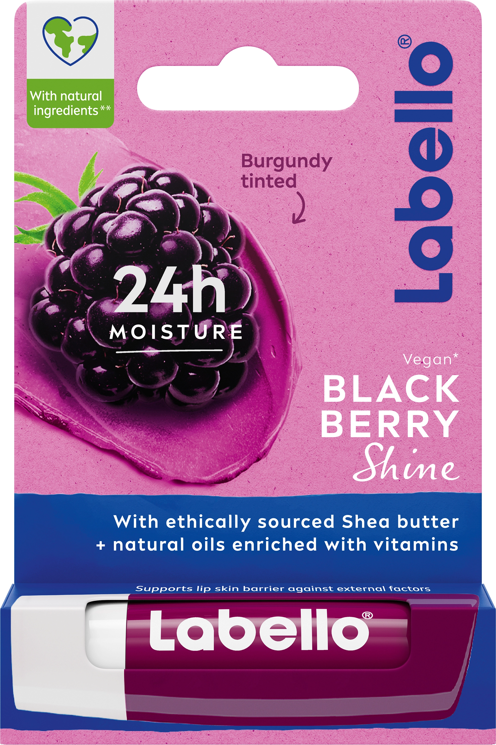 Labello - Blackberry Shine - Berry-tinted