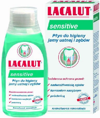 Lacalut Sensitive mouthwash 300ml 4016369616338 7516338