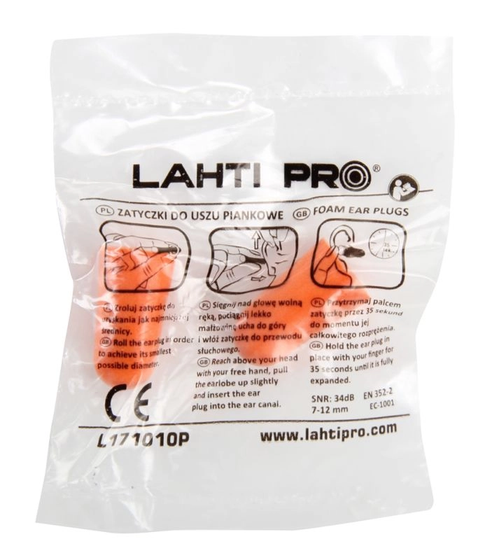 Lahti Pro Zatyczki do uszu piankowe
