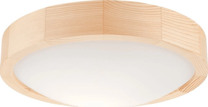 Lampa sufitowa Lamkur Plafon drewniany sosnowy