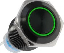 Lamptron Switch 19mm Blackline Green (LAMP-SW1913L-H)