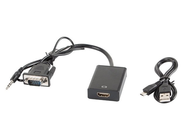 Lanberg AD-0021-BK video cable adapter 0
