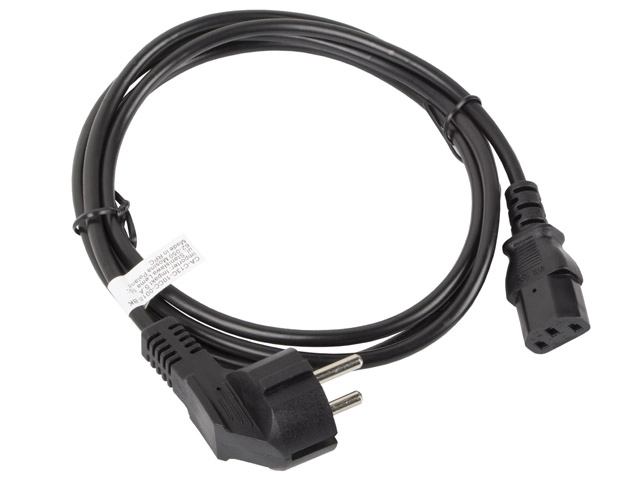 Lanberg CA-C13C-10CC-0018-BK power cable Black 1