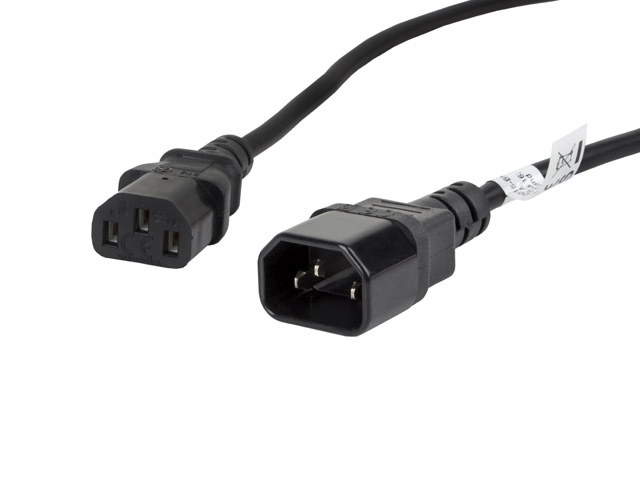 Lanberg CA-C13E-11CC-0018-BK power cable Black 1