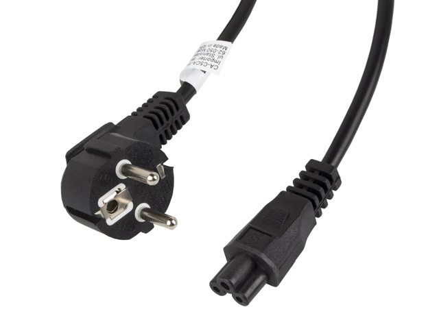 Lanberg CA-C5CA-11CC-003-BK power cable Black 3