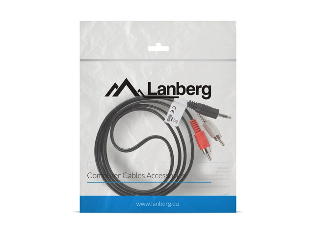 Lanberg CA-MJRC-10CC-0015-BK audio cable 1.5