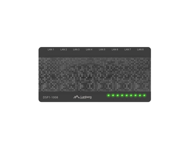 Lanberg DSP1-1008 network switch Unmanaged Gigabit