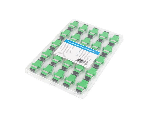 Lanberg FA-SCAP-SS01-2501-BK fibre optic adapter SC/APC