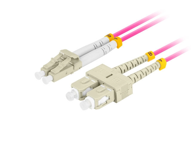 Lanberg FO-LUSU-MD41-0010-VT InfiniBand/fibre optic cable 1