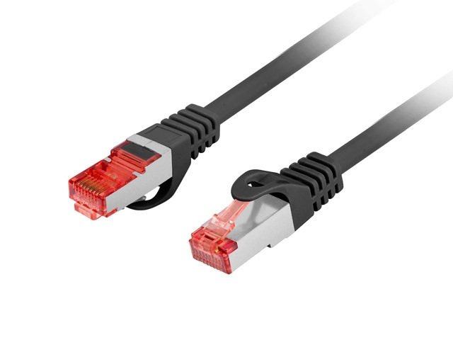 Lanberg PCF6-10CU-0025-BK networking cable Black 0