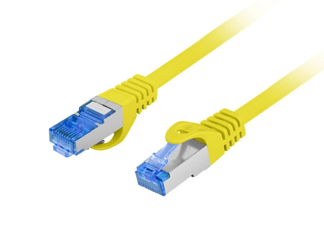 Lanberg PCF6A-10CC-0025-Y networking cable Yellow 0
