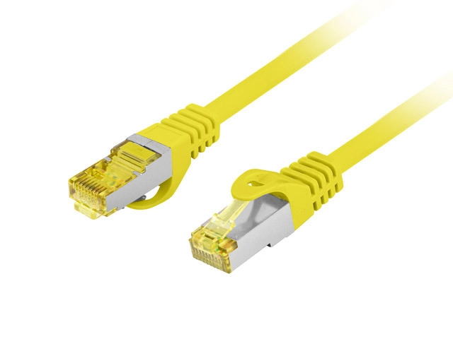Lanberg PCF6A-10CU-0100-Y networking cable Yellow 1