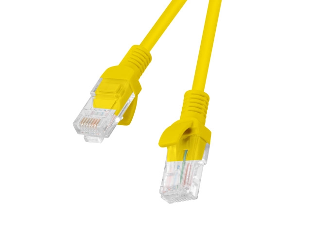 Lanberg PCU6-10CC-1000-Y networking cable Yellow 10