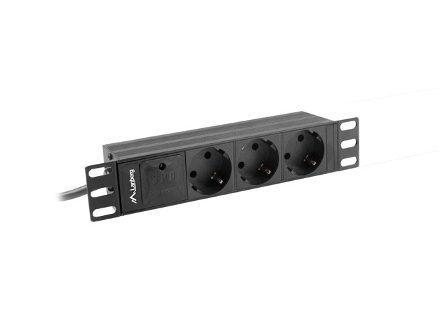 Lanberg PDU-03F-0200-IEC-BK power distribution unit (PDU)
