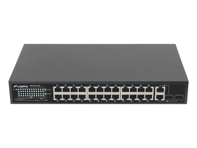 Lanberg RSFE-24P-2C-250 network switch Unmanaged Gigabit
