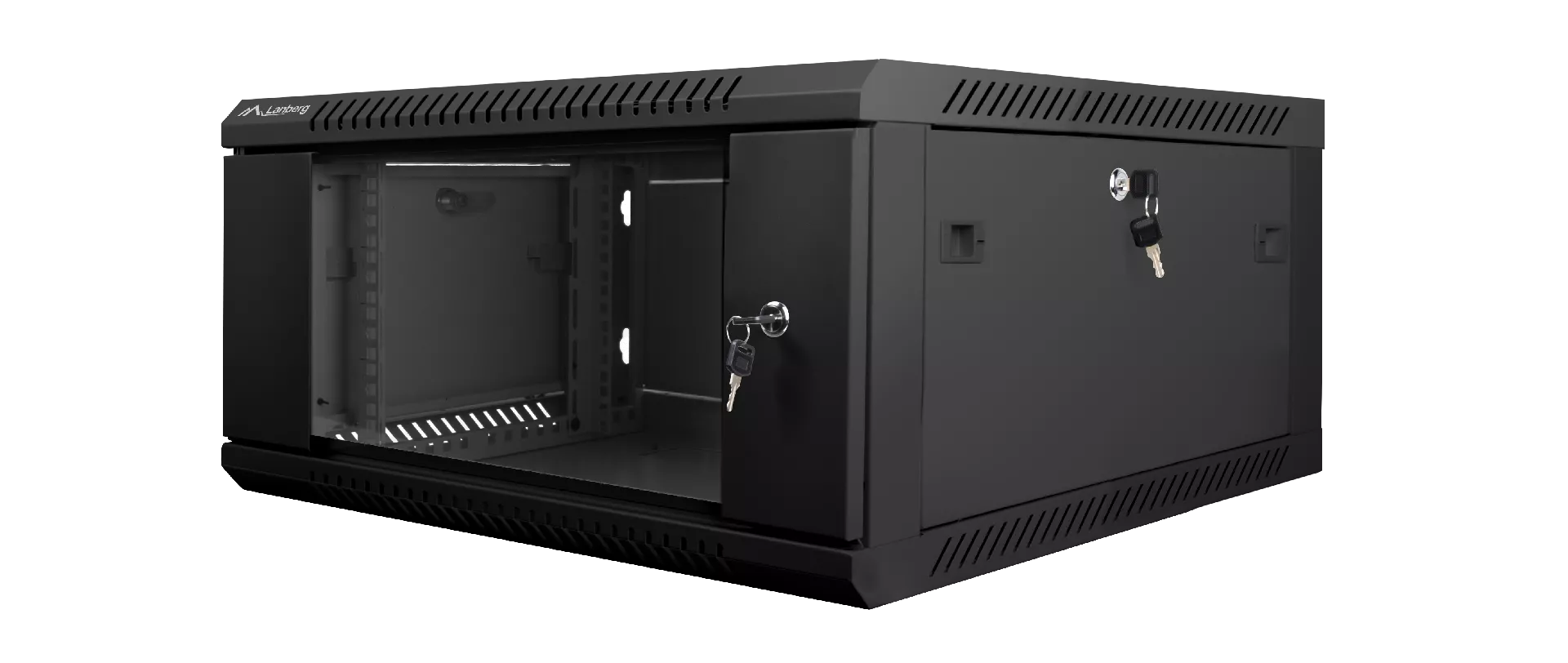 Lanberg WF01-6604-10B rack cabinet 4U Wall