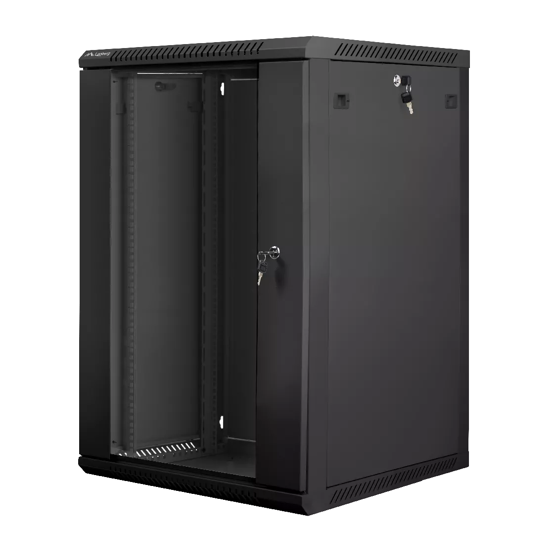 Lanberg WF01-6618-10B rack cabinet 18U Wall