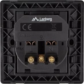 Lanberg Underwater Socket AC-WS01-USB2-E-B AC-WS01-USB2-E-B 5901969418071