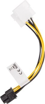 Lanberg Molex x2 - PCIe 6-pin