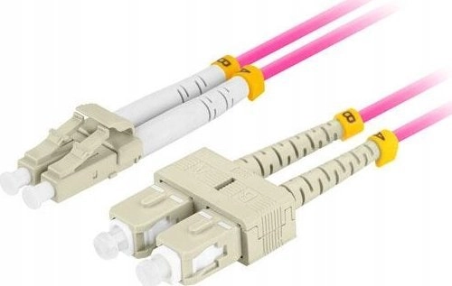 FIBER OPTIC PATCHCORD MM LC/UPC-SC/UPC DUPLEX