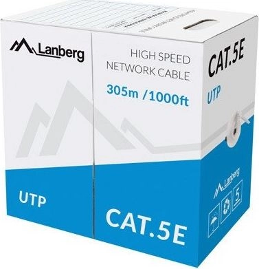 Lanberg LCU5-11CU-0305-S networking cable Grey 305