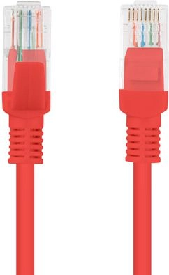 PATCHCORD KAT.6 0.25M CZERWONY