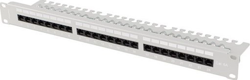 LANBERG 19" Patchpanel 1U 24-Port CAT