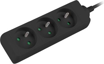 LANBERG PS0-03E-0150-BK 1.5M Juodas 3X