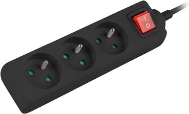 LANBERG PS1-03E-0300-BK 3M Juodas LANTERGE CURVE