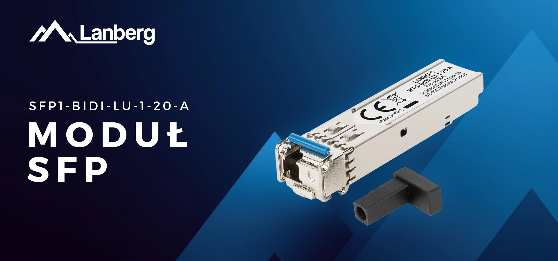 Moduł SFP Lanberg MODUŁ ŚWIATŁOWODOWY SFP