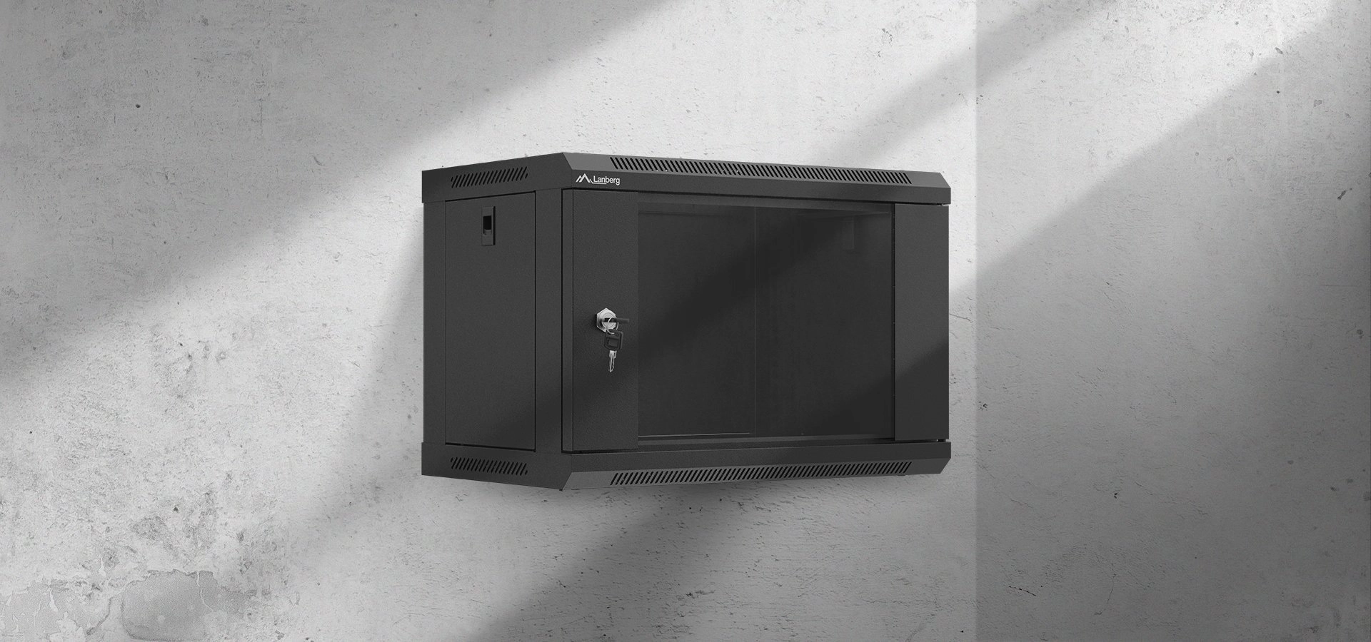 Lanberg WF03-5306-10B rack cabinet 6U Wall