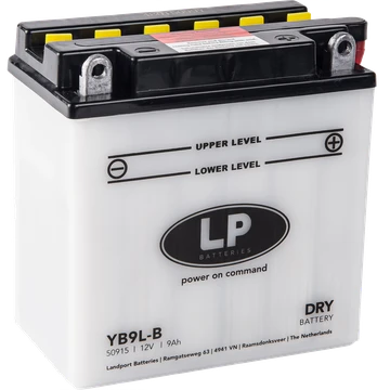 Motorcycle battery LANDPORT DRY YB9L-B 9Ah