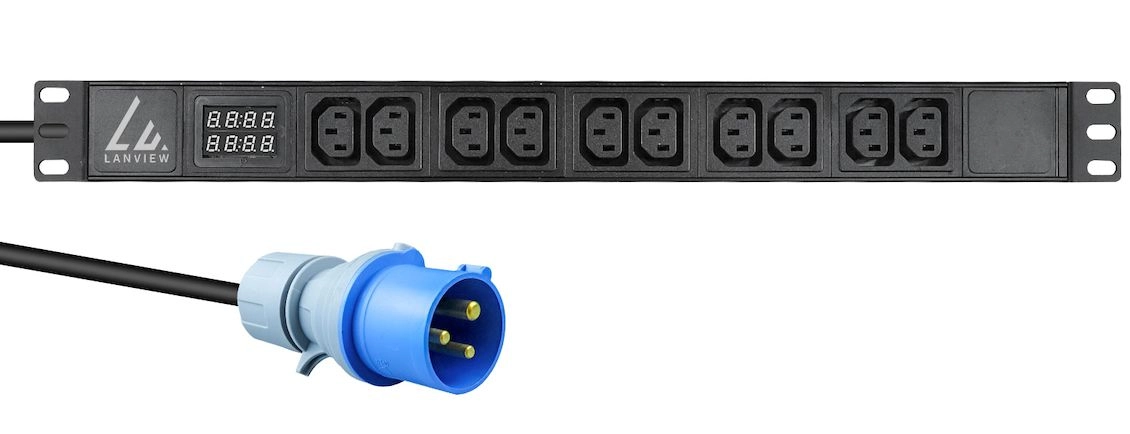Lanview LVR-3MIEC-AMP-10C13 power distribution unit (PDU)