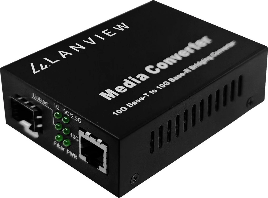 Lanview LVN-MED-SFP+-10GB-X network media converter Multi-mode