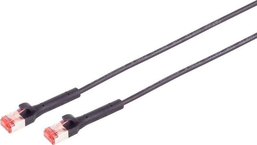 Lanview LV-6AFTP-FLEX-ANG-01B networking cable Black 1