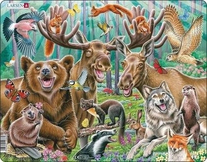 Happy Forest Selfie Maxi Puzzle 13131244