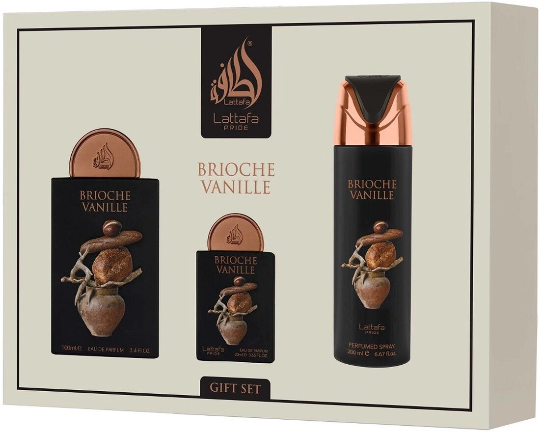 Set Lattafa Brioche Vanille Edp 100ml