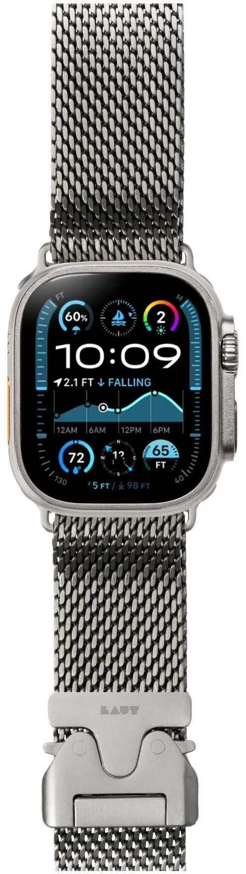 LAUT SATURN LOOP Titanium woven mesh