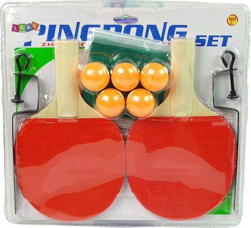 LeanToys Ping Pong Set Table Tennis