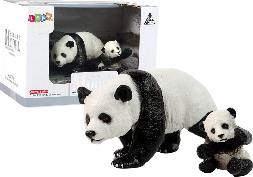 LeanToys Figurine Set of 2 Panda
