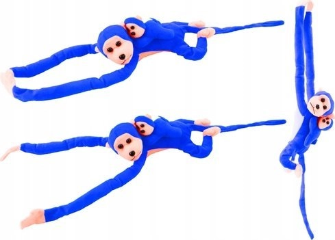 LeanToys Plush Mascot Monkey with Baby